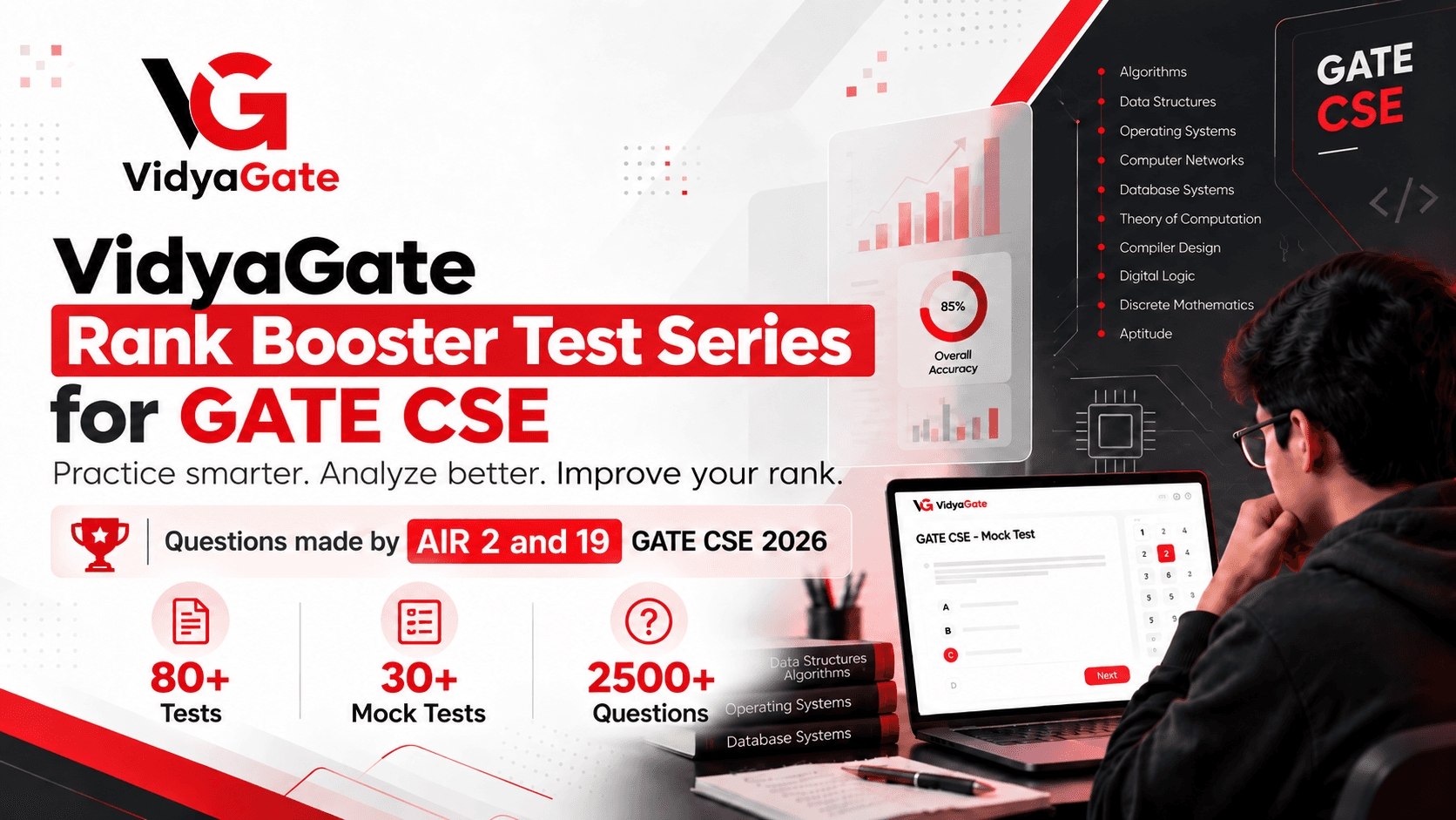 Vidyagate Rank Booster Test Series for GATE CSE