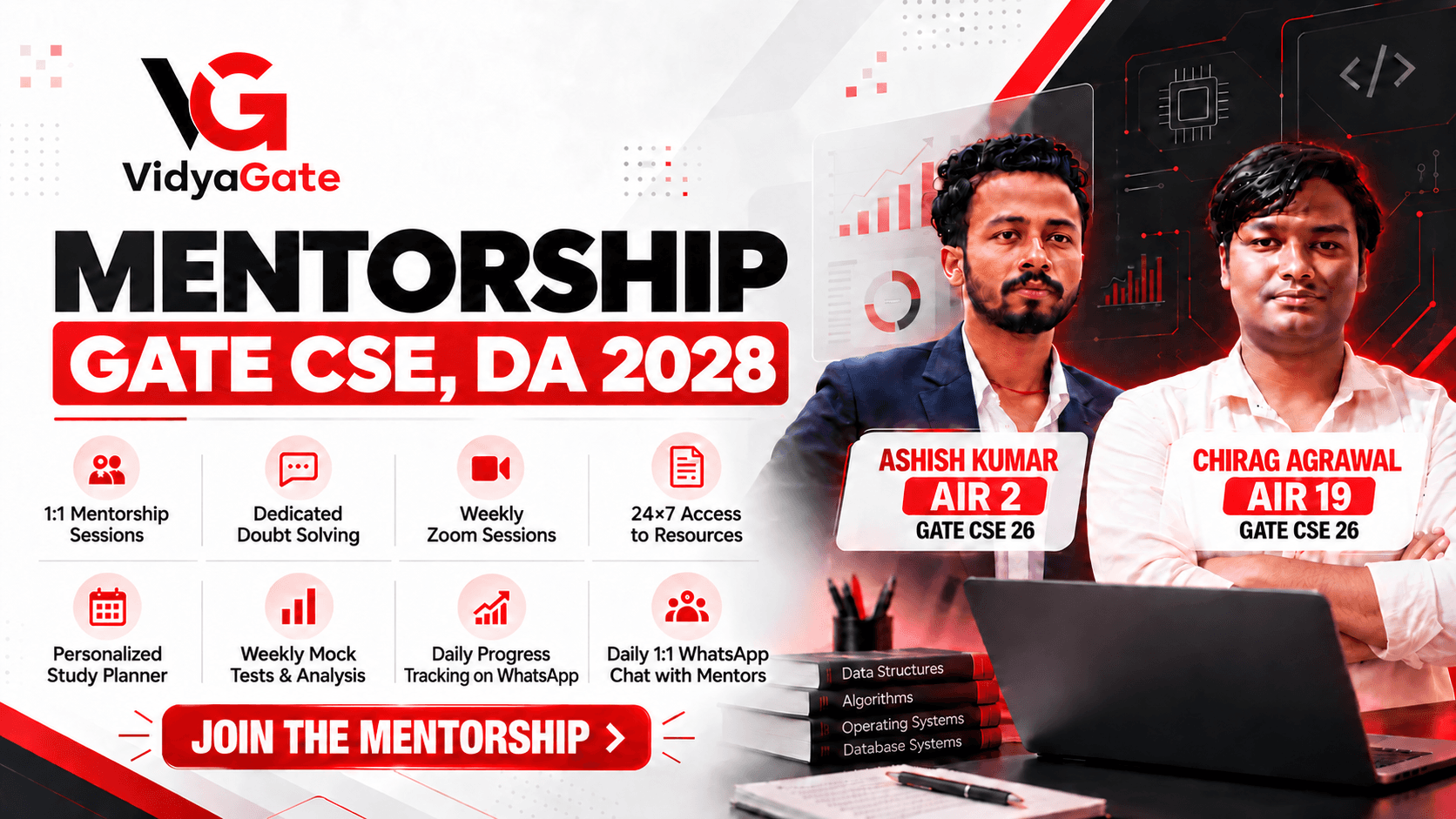 GATE CS/DA Mentorship 2028